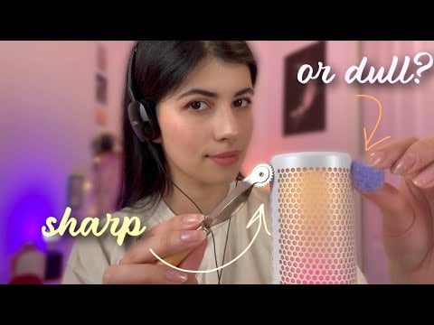 ASMR po polsku OSTRE CZY MIĘKKIE? sharp or dull❓
