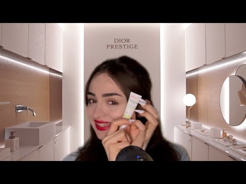 ASMR skincare facial | mouth sounds asmr tingles for sleep| ای اس ام ار فیشال صورت با صدای کف و آب