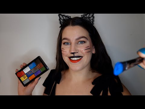 ASMR | Kitty does your makeup | Halloween part 2 (Personal attention)