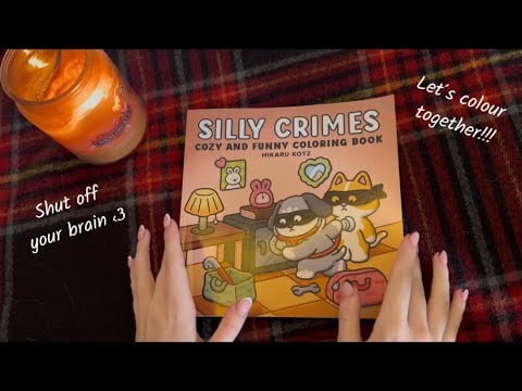 ASMR | cosy colouring sounds + small talk🐰