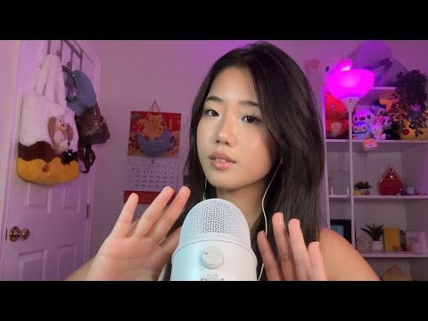 ASMR whispered Ramble w/ Mouth + Hand Sounds for Relaxation & Sleep 