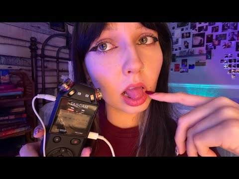 TASCAM ASMR | Mouth Sounds, Mic Kissing, Mic Biting