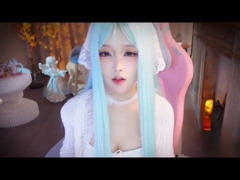 ASMR 🖤 Ear Massage & Softy Whispers