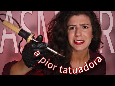 ASMR | A TATUADORA MAIS SINCERA DA CIDADE