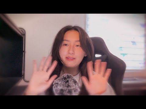 ASMR 🤓 inaudible whisper studying before I go to school