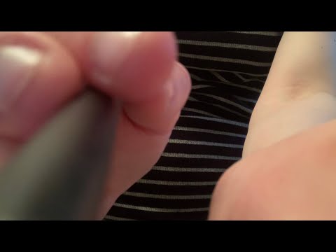 Lofi ASMR Drawing on You (camera touching, personal attention)