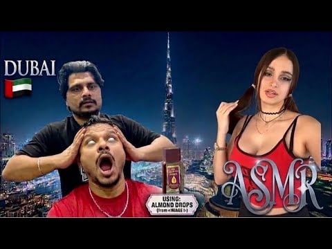 ASMR 😱 $4.08 Indian Head Massage in Dubai 🇮🇳🇦🇪 | This Sent Me to Lana Rose 🌹👸🏻