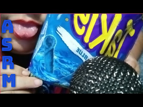 ASMR - Probando TAKIS BLUE 🥵💥+ Chachara🥴