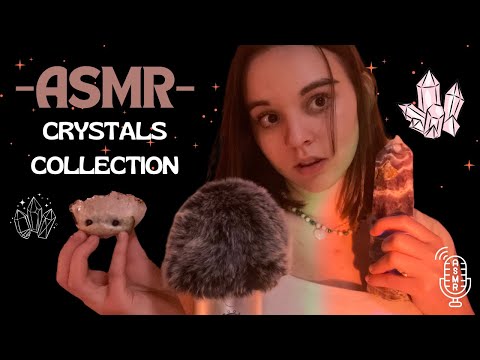 -ASMR- showing my CRYSTAL collection