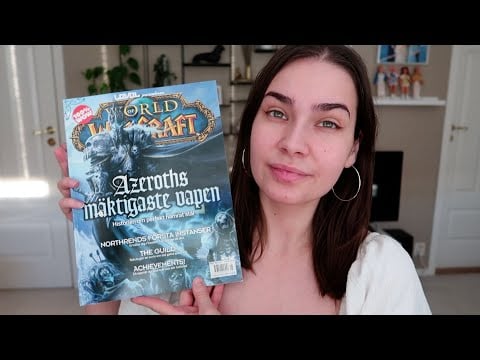 ASMR Nostalgic Swedish Wrath of the Lich King Magazine 🇸🇪🇬🇧