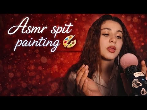 Asmr painting 🎨 your face For your sleep 