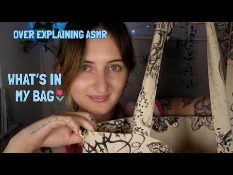 ASMR Bag Tour 👜 a relaxing overexplaining ramble 🌙