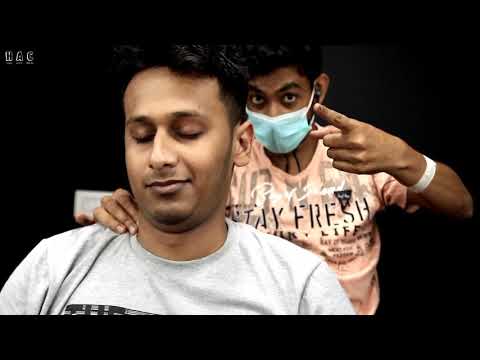 100% Headache Relief Head Massage And Ear Massage For Your ASMR Tingles | ASMR Barber Neck Cracking