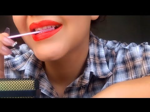 Asmr, I'll clean your eyebrows. Asmr mouth sounds