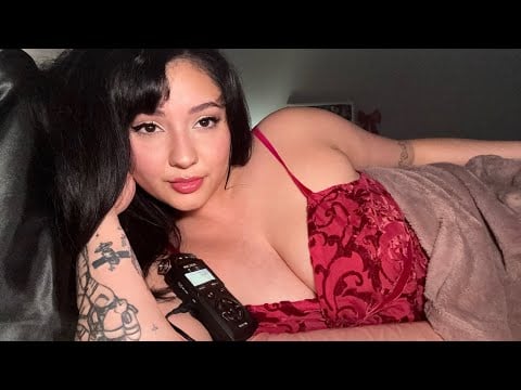 ASMR Still Awake ?? Let Me Help 😴💋 Whispering + Mouth sounds + kisses