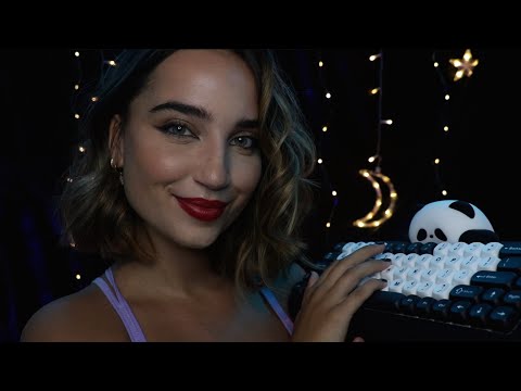 ASMR : Je te pose des questions proche du micro pour t'endormir (Avec sons de clavier ⌨️)