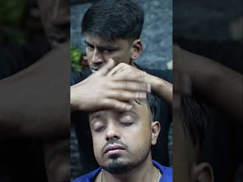 meny Types Of ASMR Head Scratching By Indian Barber #shorts