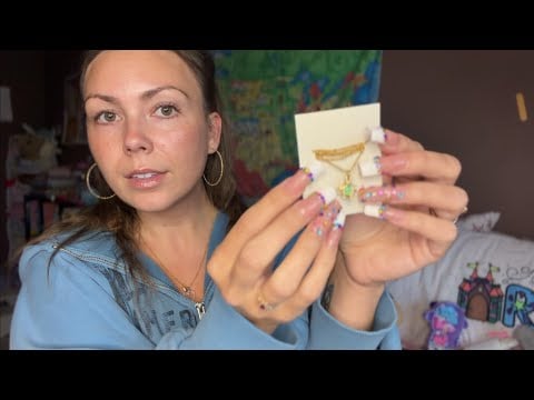 asmr for an hour☺️❤️ (XL nails, new jewelry, Polly Pockets)