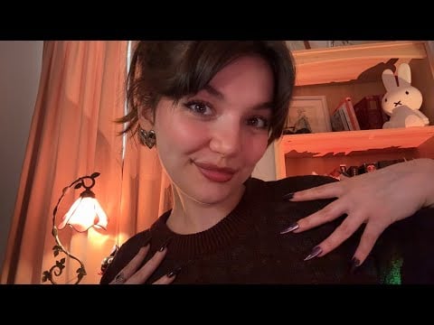 ASMR To Help You Sleep ( Fast Fabric Scratching, Mouth Sounds, Book Gripping, Rambles )