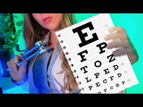 ASMR Full Body Check Up - Detailed Ear and Eye Exam, Ear Cleaning, Face, Medical Roleplay by Peaches