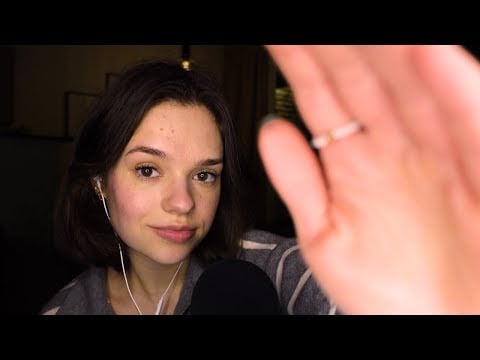 ASMR positive affirmations for confidence | hand movements and close up whispering