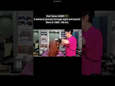 Salon ASMR: Stimulating Sight and Sound | Brighten Up While Covering Gray Hair and Touching Up Your