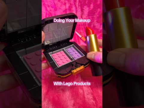 ASMR Applying Your Lego Makeup 💄 #asmrmakeup #asmrvideo
