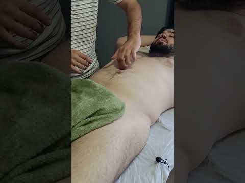 The most ideal massage techniques for the chest, arms,abdomen #satisfying #relaxing #asmr #short
