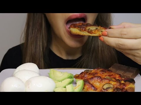 ASMR PIZZAFINGERS / EGGS / AVOCADO / CHOCOLATE / no talking / CREMA ASMR #asmr #mukbang #pizzafinger