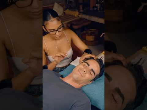 ASMR: Her Chinese Ear Cleaning was so Relaxing and Satisfying *OMG* #shorts