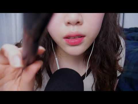 ASMR Camera Brushing With Trigger Words / 카메라브러슁과 단어반복