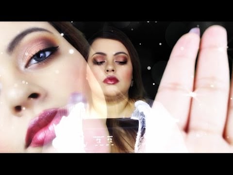 ASMR| Layered Visuals - Face Touching/ Hand Movements & Shaving Cream Sounds