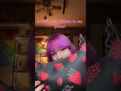 ASMR LOFI what’s in my purse! #asmr #coach #whatsinmybag