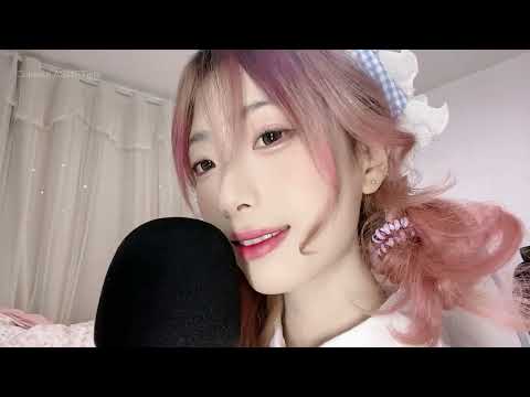asmr close up with tulip asmr