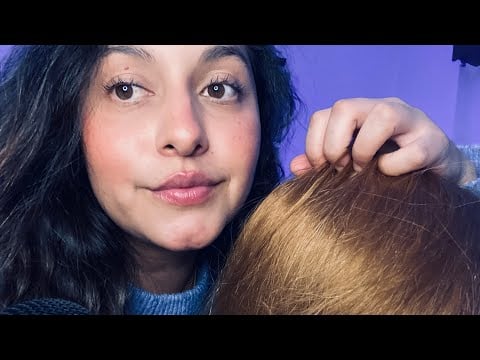 ASMR ✨ RASCÓ Y PEINÓ TU CABECITA HASTA QUE TE DUERMAS 😴 ✨ GRACIAS POR LOS 3K LOS AMOO ♥️