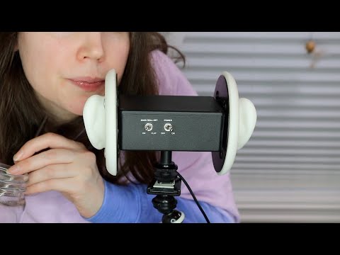 ASMR Drinking Sounds | 3Dio Ear To Ear Binaural | Loop (No Talking)