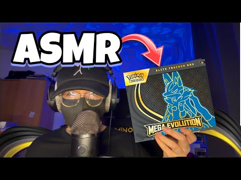 ASMR Français • OUVERTURE ETB MEGA EVOLUTION POKEMON ! 😴 (incroyable)