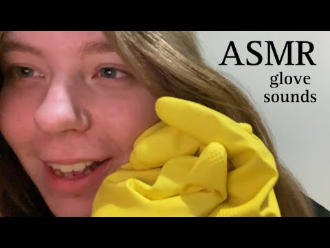 ASMR different types of gloves (latex, silicone, and rubber)