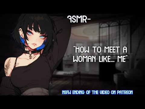 [ASMR] [advice?] ♡flirty girl tells you how to get a dom goth girlfriend♡ (binaural/F4A)