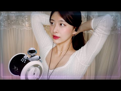 ASMR l 가정 방문 귀마사지👂 Ear massage (Oil,Cream,Gel l 耳の治療センター)