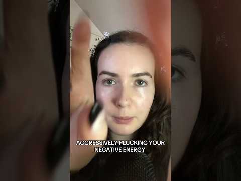 ASMR Aggressively plucking your negative energy #asmr #asmrtriggers #asmrcommunity #asmrsounds