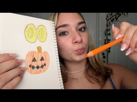 ASMR Mean Girl Draws Onto Paper Then Onto You (Part 2)