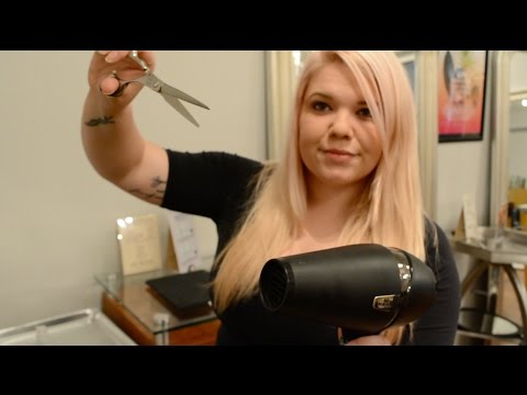 ASMR ✂️  Real Haircut✂️  Role Play - Salon / Receptionist / Hair