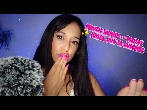 ASMR Mouth Sounds 💋 Besitos y Susurros Hipnóticos para Dormir Profundo 😴 