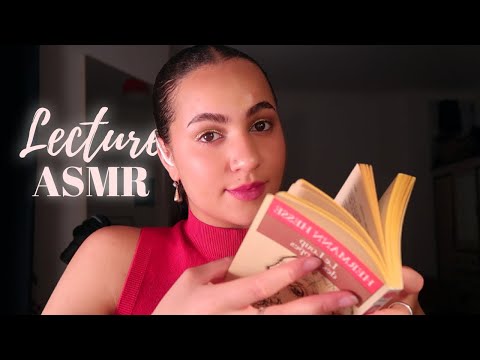 ASMR lecture Le Lou des Steppes / crackling fire