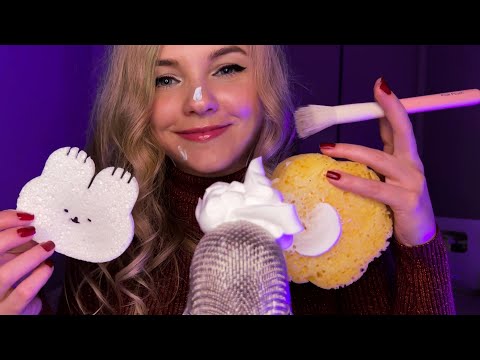 АСМР ИНТЕНСИВНЫЕ звуки с ПЕНКОЙ ДЛЯ СНА (ASMR FOAM)