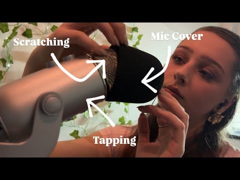 ASMR | Mic Scratching into Tapping + Visuals 