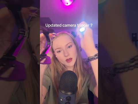 Once again I did not create the camera trigger I’m not sure who did #asmr #asmrsounds