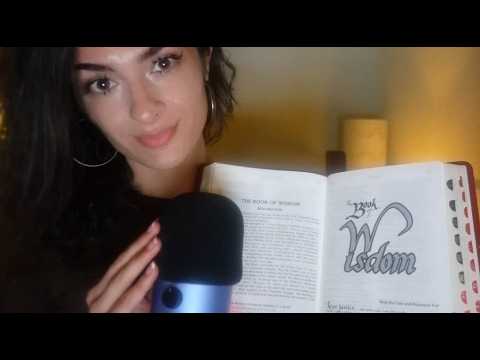 ASMR Whispered Wisdom | Relaxing Bible Reading |Christian ASMR