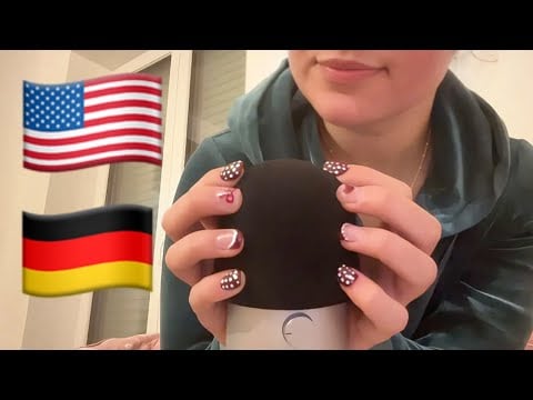 ASMR// COUNTING YOU TO SLEEP IN GERMAN AND ENGLISH (SUPER CLOSE WHISPERS) 🇺🇸🇩🇪💤